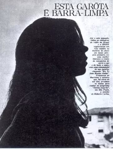 Revista Contigo Nº 50. Novembro De 1967. Está Garota É Barra Limpa. Até O Mês Passado Todas As Emissoras De Rádio Do Brasil E O Ibope Registravam Um Fato Inédito Na História Do Disco Em Nosso País: Pela primeira Vez Uma Mulher Liderava A Venda De Compactos De Norte A Sul E De Leste A Oeste, Com Uma Composição De Sua Autoria, Chamada "Eu Te Amos Mesmo Assim". Tratava-Se De Martinha. Pág.. 3