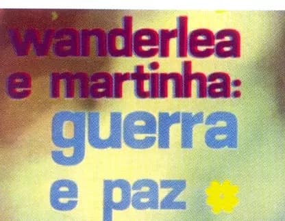Revista Contigo Nº 53.
Wanderléa e Martinha:
Guerra e Paz. As Inimigas Íntimas.
Pág. 4, 5 e 6