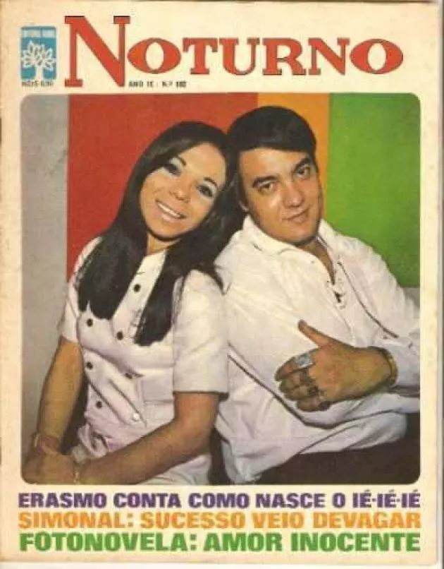Revista Noturno - Número 67. Martinha e Erasmo Carlos, Conta Como Nasce O IÊ-IÊ-IÊ. Pág. 3, 4 e 5.