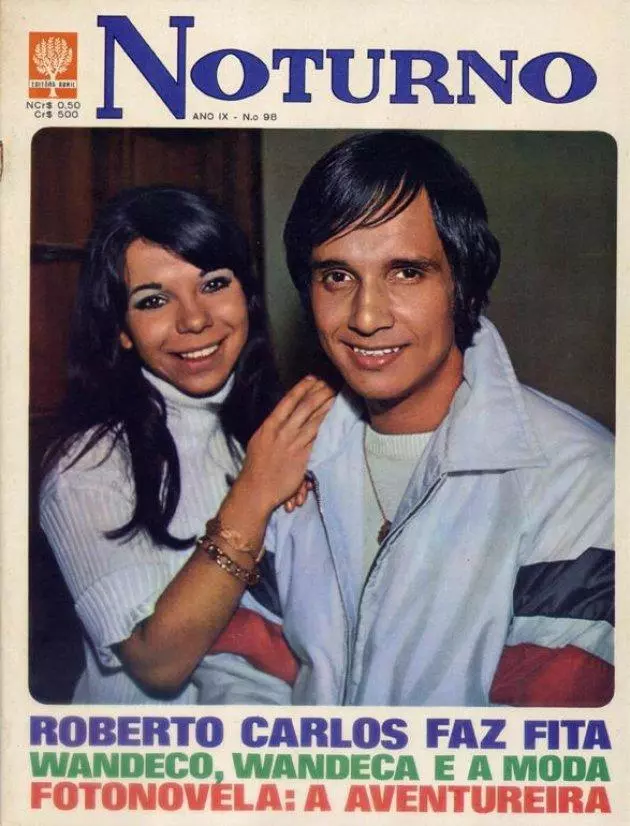 Revista Noturno - Número. 98. Martinha e Roberto Carlos.
